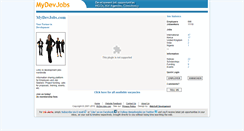 Desktop Screenshot of mydevjobs.com